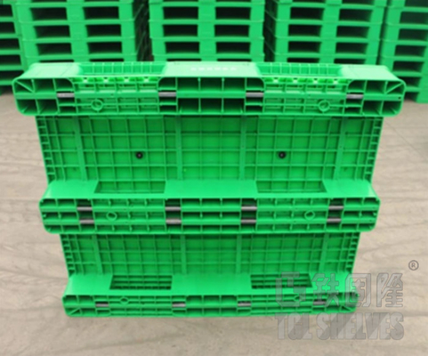 Heavy Duty Plastic Euro Pallets 17.5kgs Weight 6T Static load